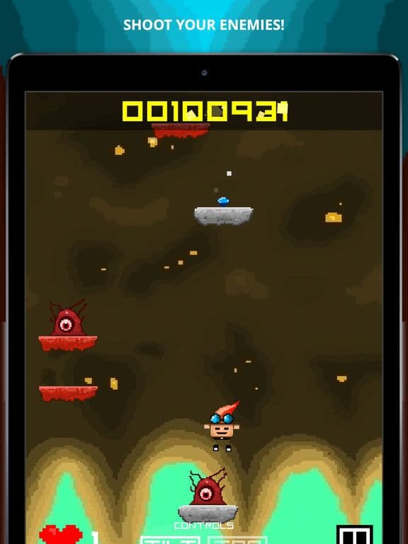 Pixel Jump - Endless Gun Jumper Game screenshot 5
