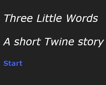 Three Little Words