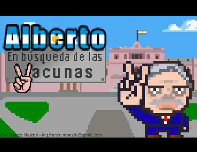 Alberto en busqueda de las vacunas (Celular)