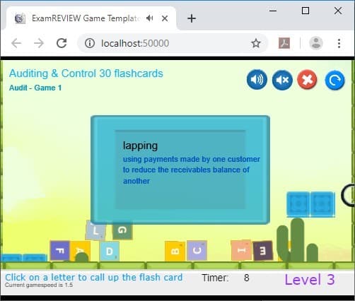 CramFLASH Auditing Exams Random Flashcard Apps screenshot 4