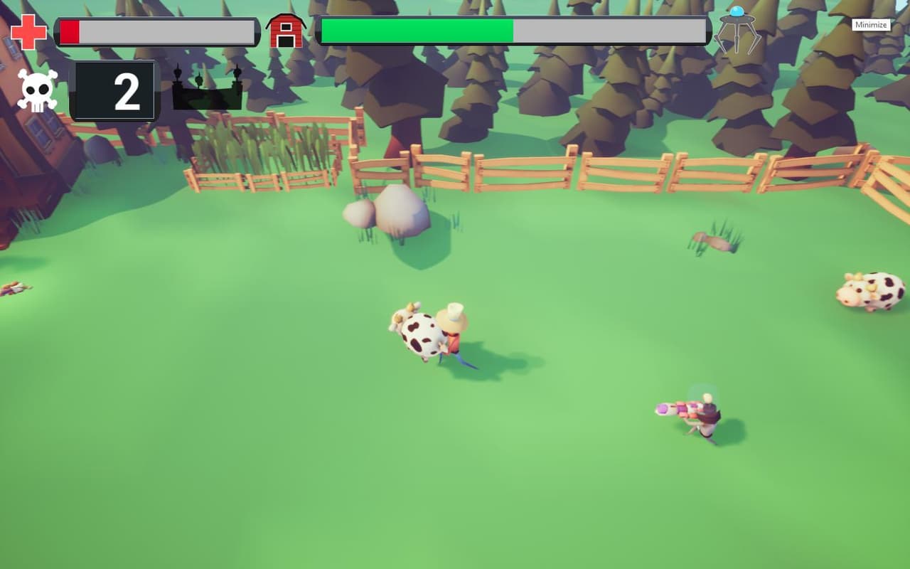 XCOW - Leave The Humans, Take The Cows! screenshot 3