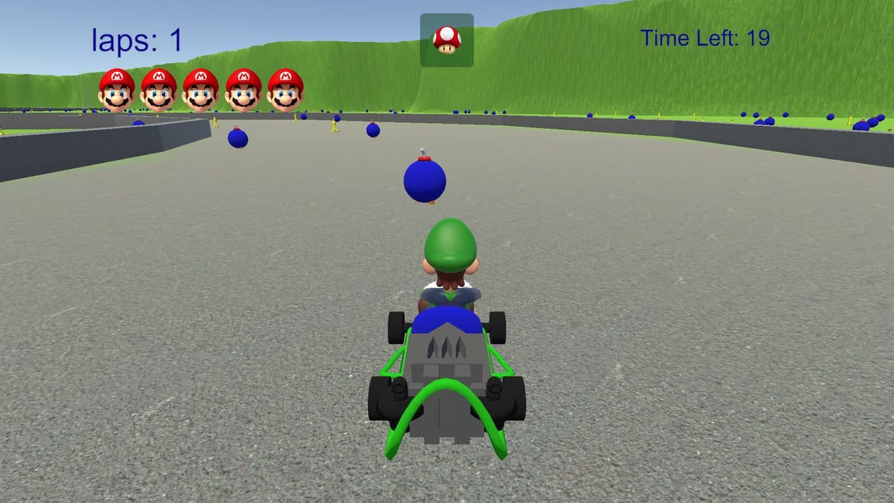 mario go kart screenshot 3
