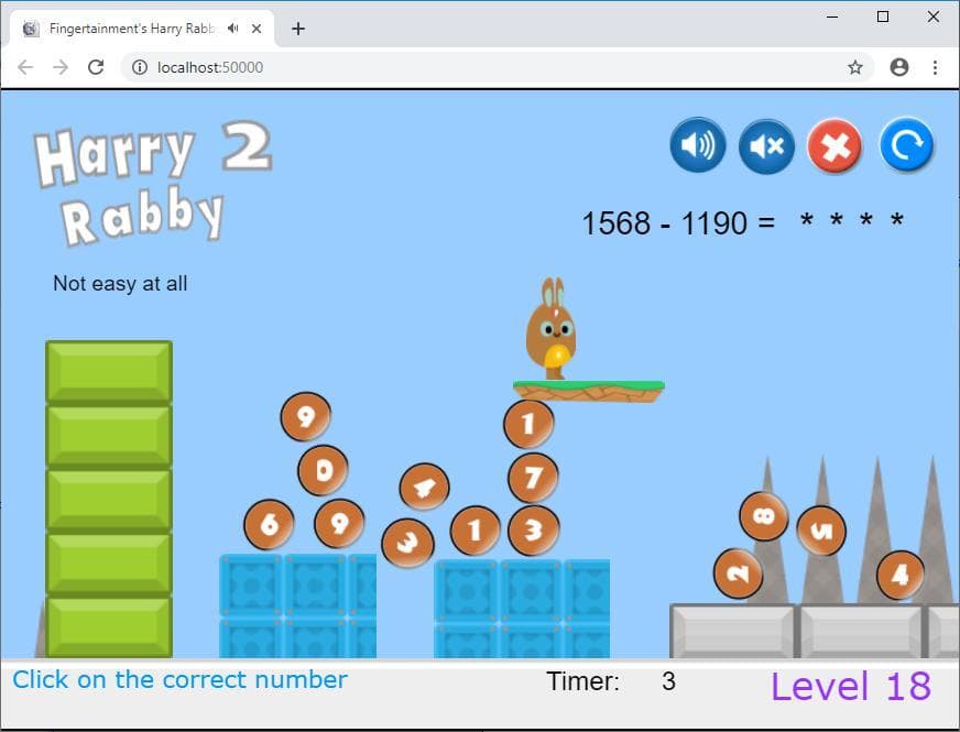 HarryRabby2 Subtracting Large Numbers FREE screenshot 5