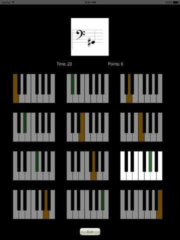 Sheet Music Trainer Piano Bass screenshot 5