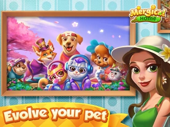 Mergical Home-Fun puzzle game