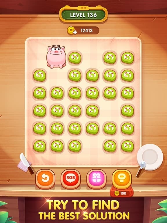 Foodie - Fill One Line Puzzle screenshot 4