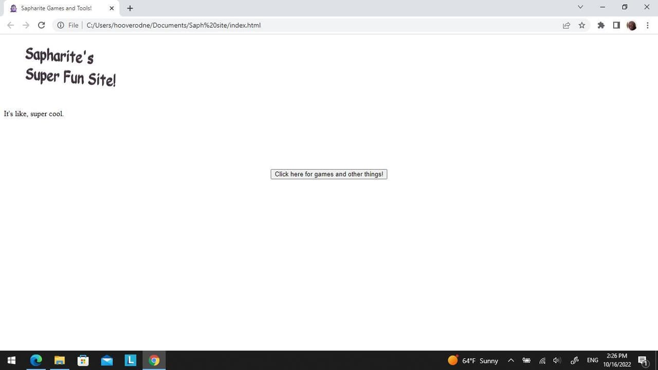 Sapharites Site screenshot 4