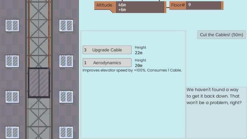 Elevator Goes Up? (LD48)