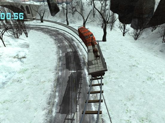 Metro Train Frozen Track Driving Adventure screenshot 4