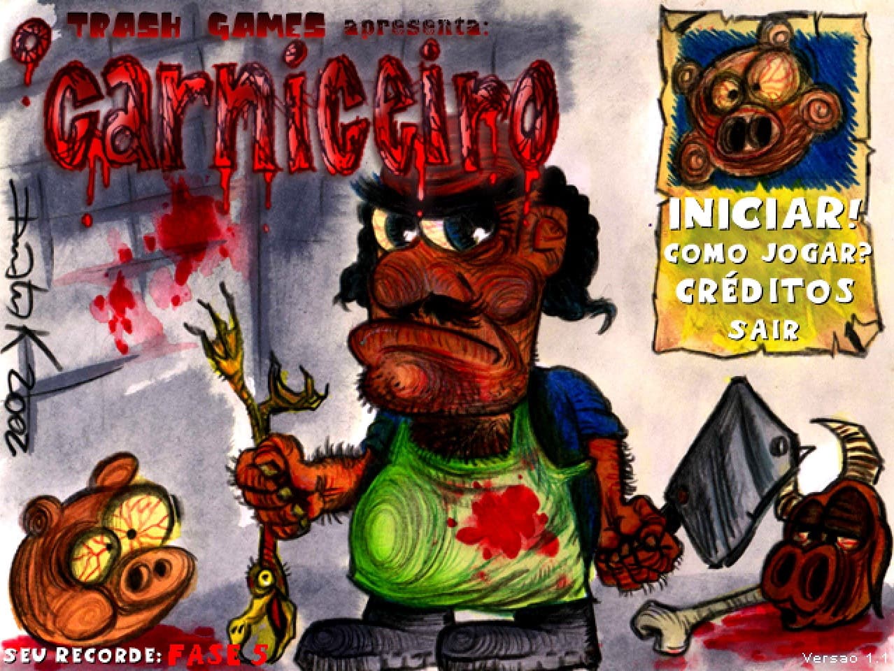 O Carniceiro (old game in Portuguese) screenshot 3