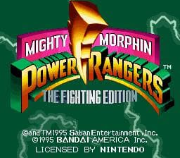 Mighty Morphin Power Rangers: The Fighting Edition screenshot 2