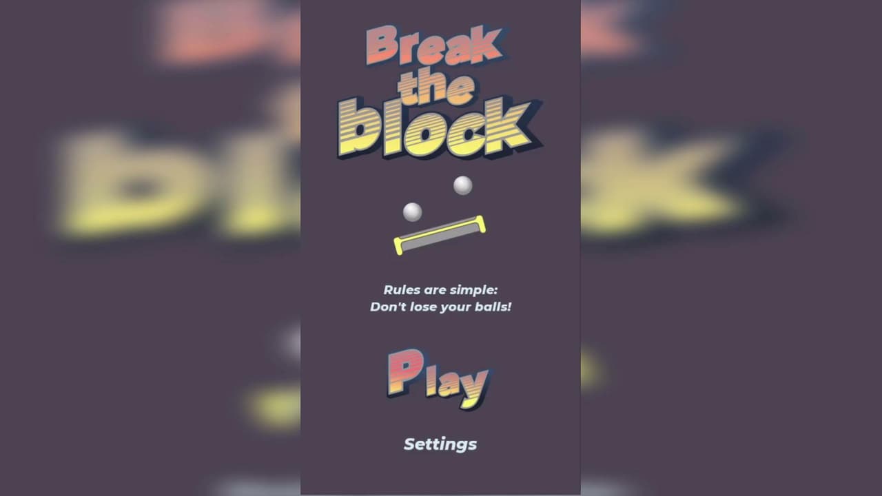 Break the Block (itch) (Mitrand) screenshot 2