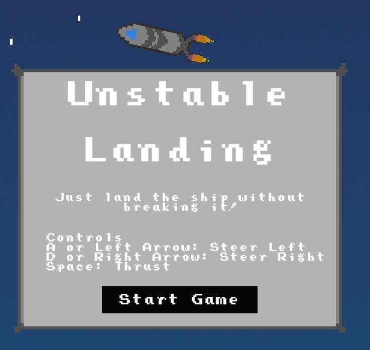 Unstable Landing screenshot 2