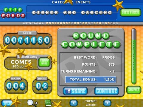 Flip Words HD screenshot 4