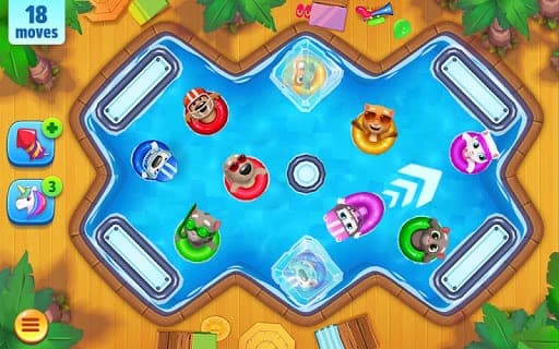 Talking Tom Pool Puzzle Game