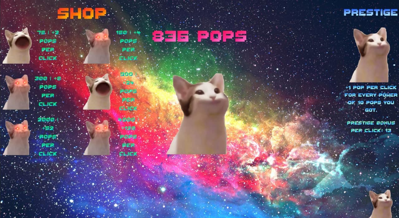 Popcat clicker (NorielSylvire) screenshot 2