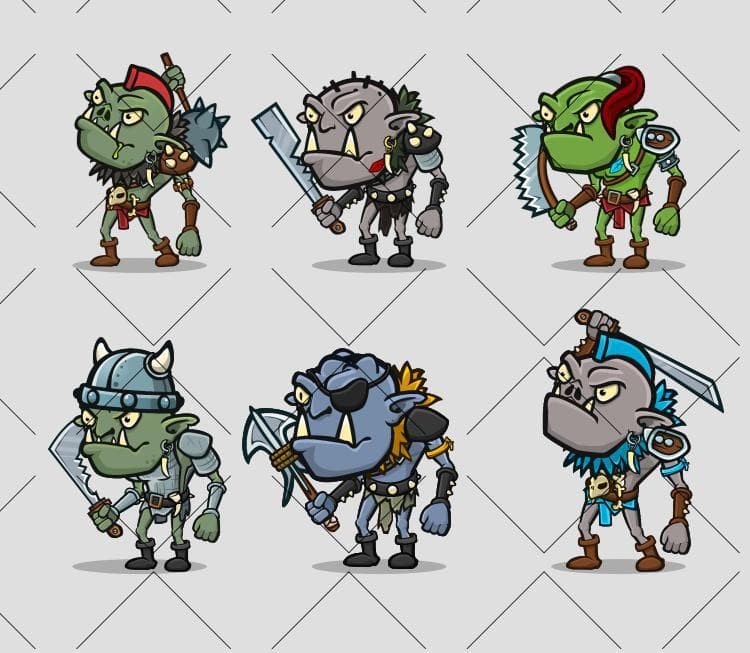 Mega orc pack screenshot 2