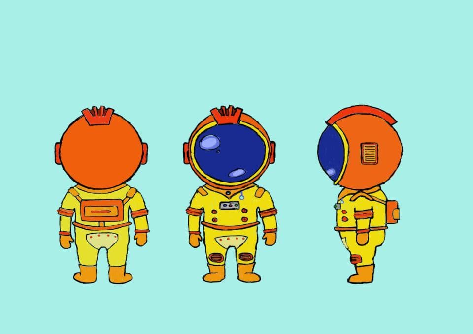 The Energetic Little Astronaut
