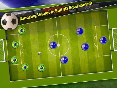 Finger Soccer 2016 - Slide soccer simulation game for real challengers and soccer stars screenshot 2