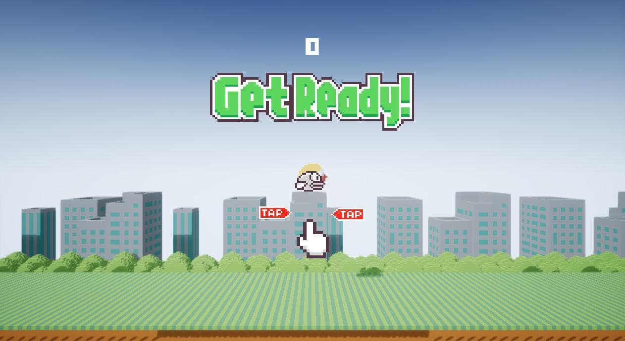 Flappy Bird Voxel (Chris222) screenshot 2
