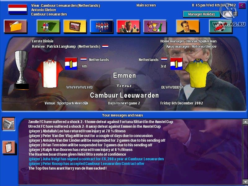 Football Masters 2002/03 screenshot 5