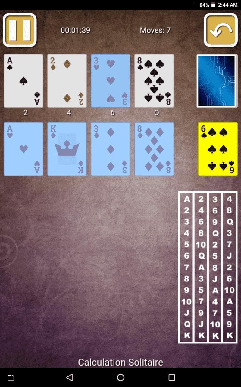 Calculation Solitaire (itch)