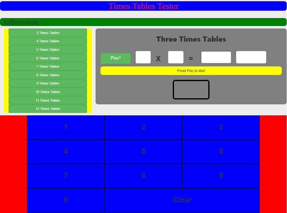 Multiplication Practice