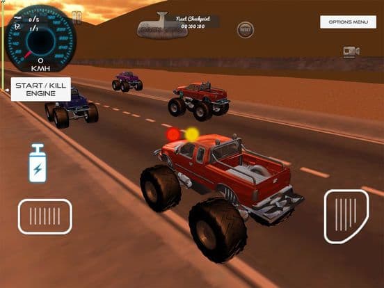 3d Monster Truck Race 2017 screenshot 2