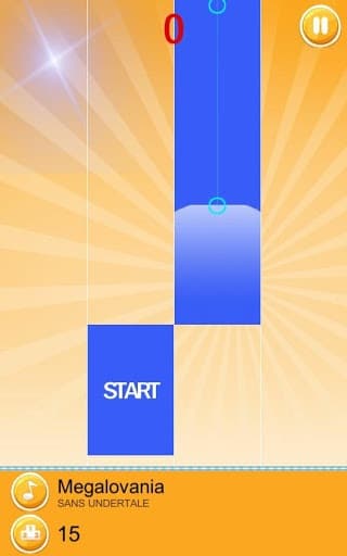 Megalovania Piano Tiles - Undertale π
