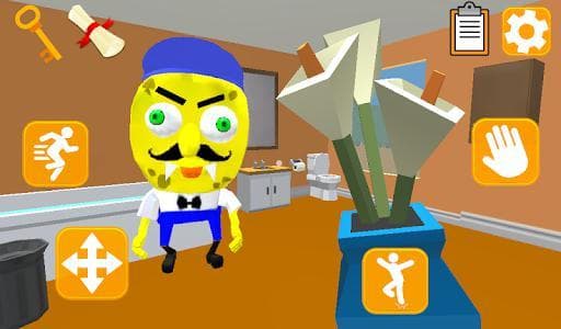 Sponge Neighbor Escape 3D