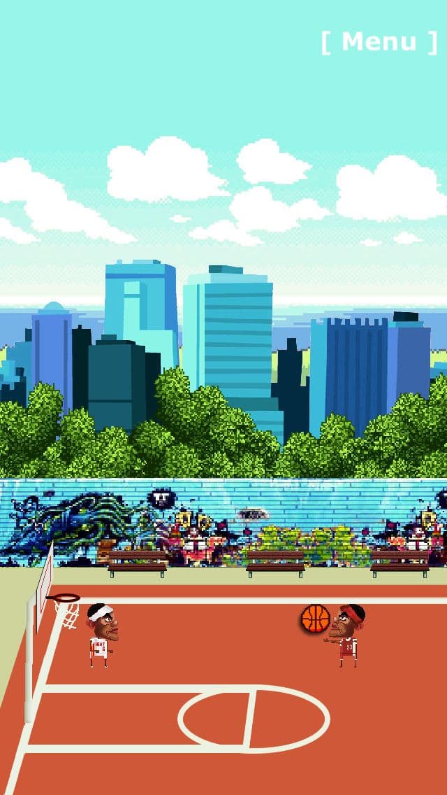 Dribbling King James in: Floppy Crossover Basket-Ball Champion Win screenshot 3