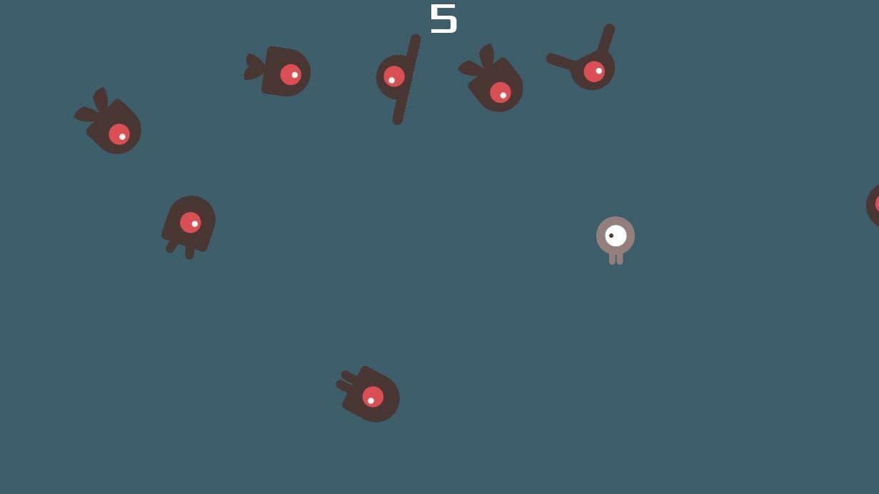 Dodge the Creeps (Mel Mel Games) screenshot 2