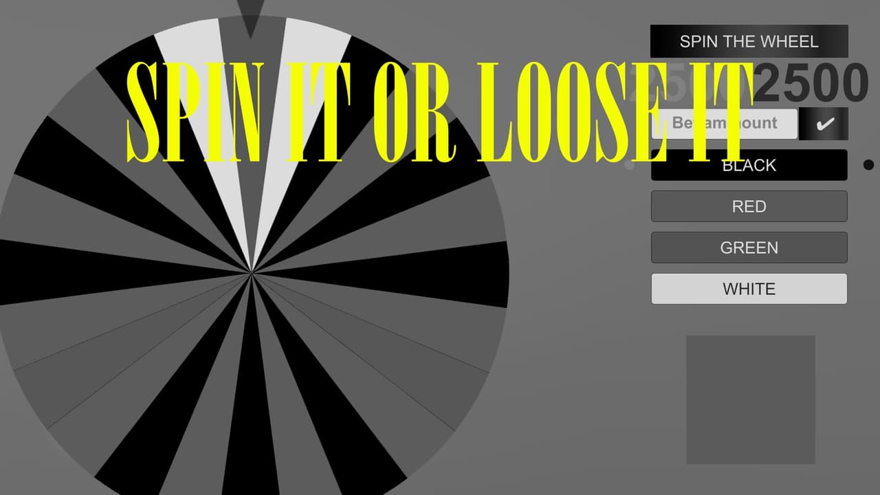 Spin it or loose it