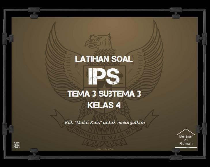 Latihan Soal Kelas 4 - IPS - Tema 3 Subtema 3