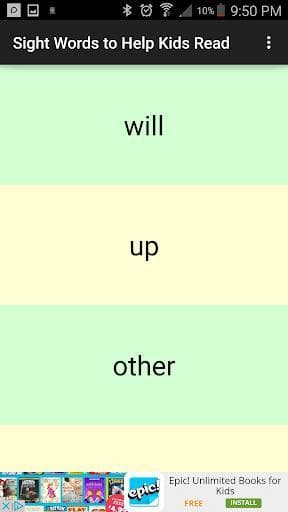 Sight Words to Help Kids Read
