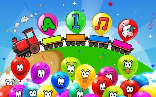 Balloon Pop Kids Learning Game Free for babies 🎈 screenshot 2