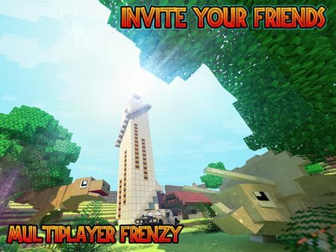 Jurassic Craft Dino Hunter - Tuvok Multiplayer With Mine Mini Skins for MC Pocket Remastered Edition screenshot 3