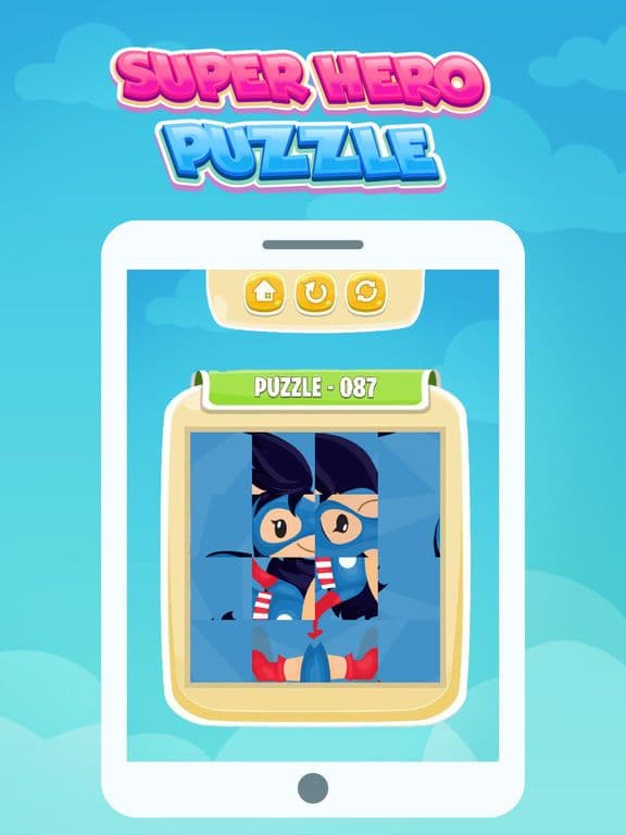SuperHero Puzzle Super Girls screenshot 3