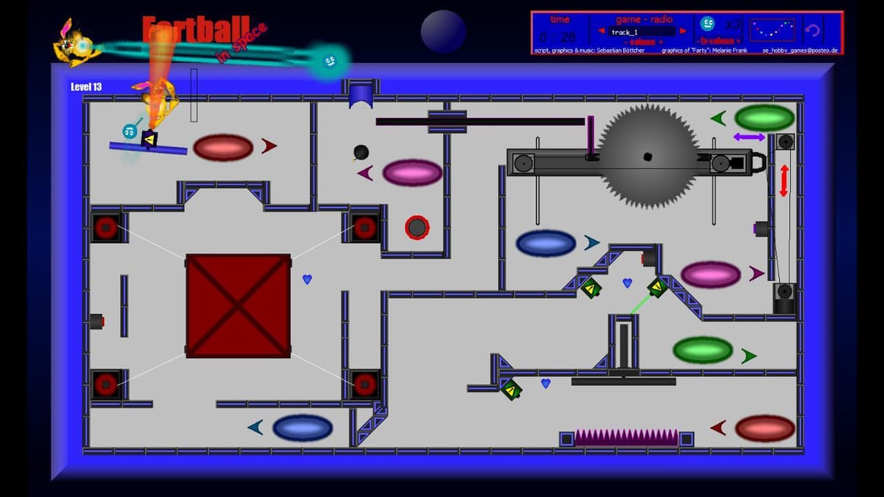 Fartball in space (browser)