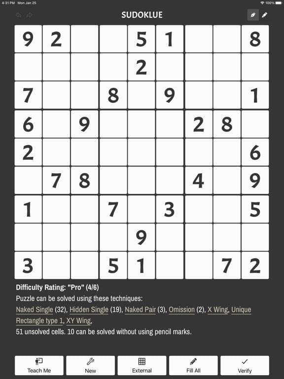 Sudoklue screenshot 2