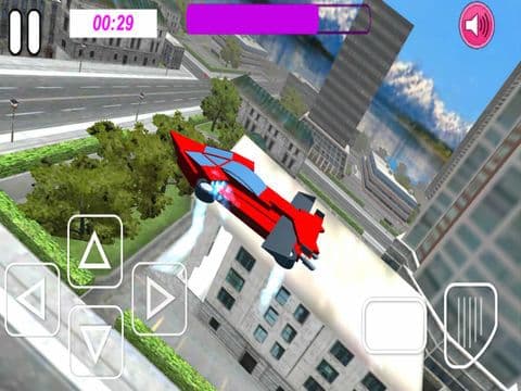 Flying Car Driving Simulator - Wings Flying N Driving 2016 screenshot 4