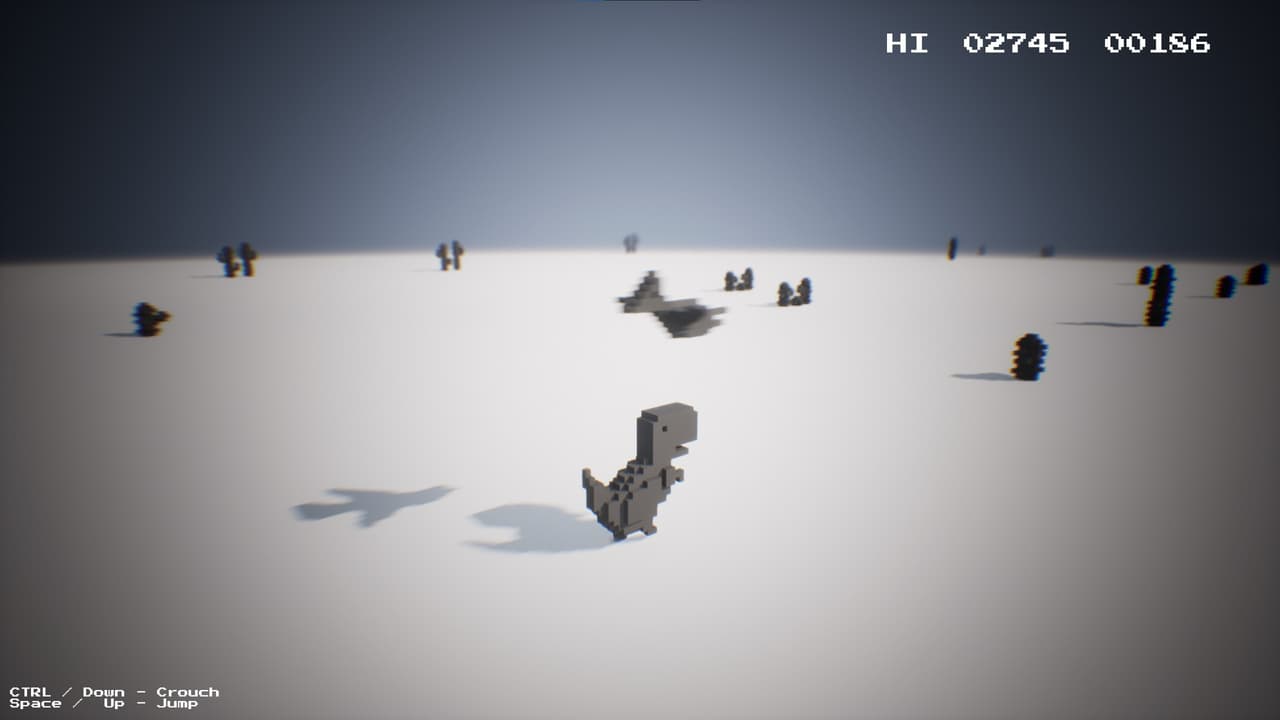 Chrome Dino 3D screenshot 3
