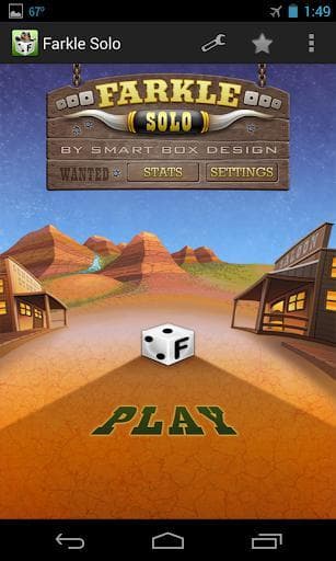 Farkle Solo Solitaire - Free screenshot 2