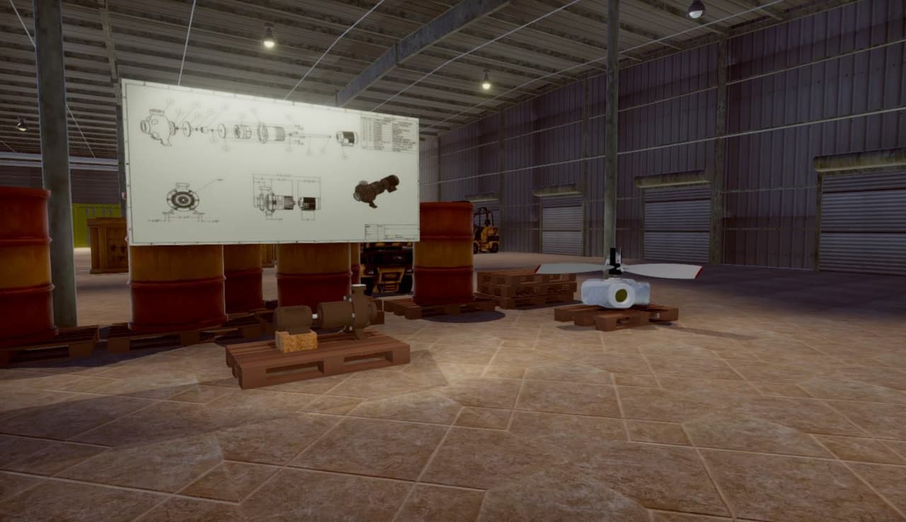 Inventor Manufacturing Complex Interactive Model for Oculus Rift S screenshot 2