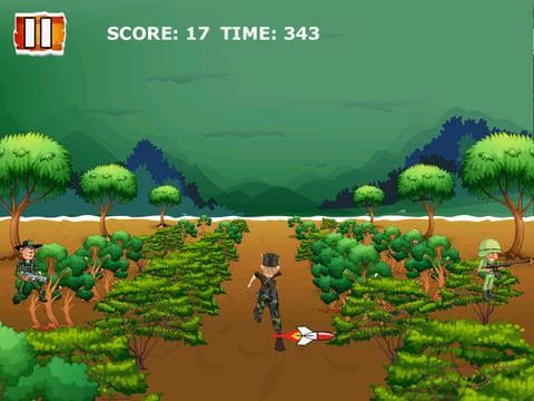 Army Soldier Jungle Battle Escape