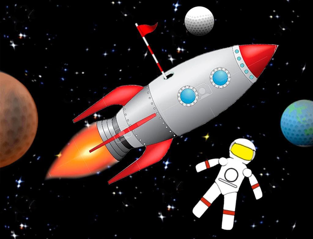 Spaceship Minigolf