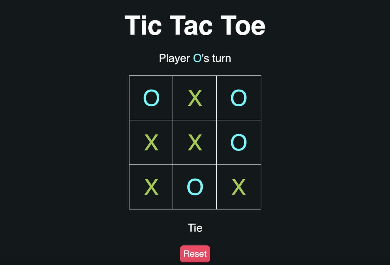 Tic Tac Toe (2 PLAYERS)
