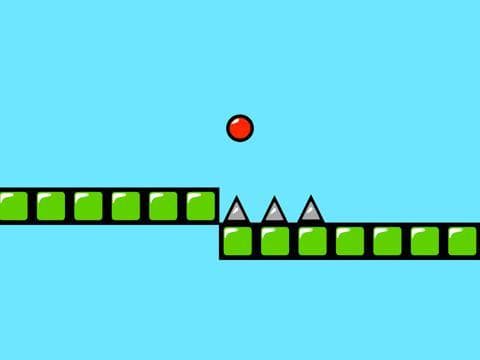 Red Bouncing Ball Spikes Free screenshot 2