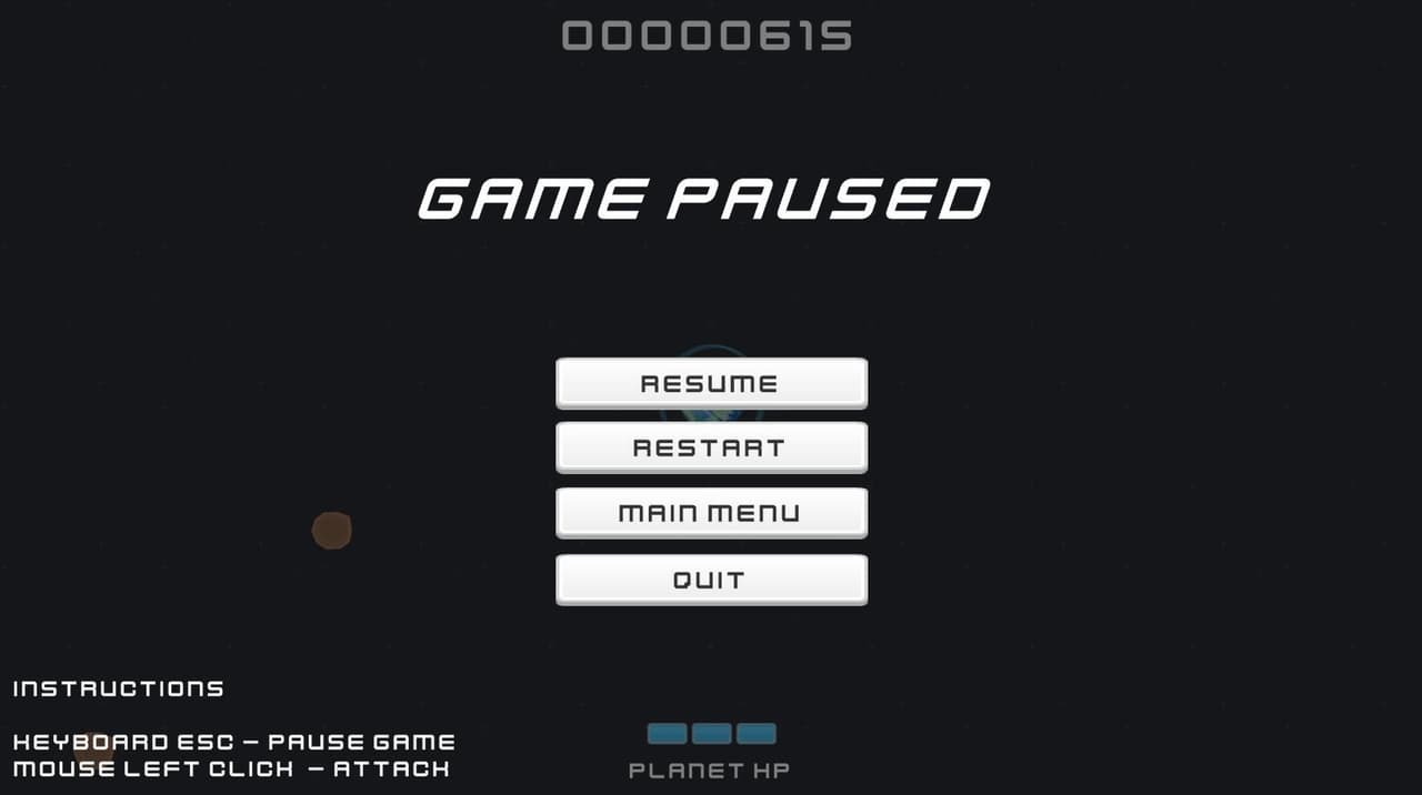 Space Defence (itch) (André Servidoni) screenshot 3