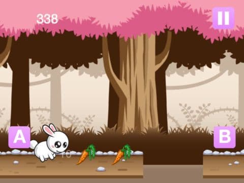 A White-Bunny - Bunny-Hop Adventures screenshot 3